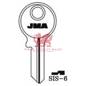 JMA Cylinder Key Blank - SIS-6 for SIS®