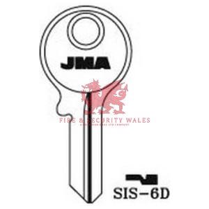 JMA Cylinder Key Blank - SIS-6D for SIS®