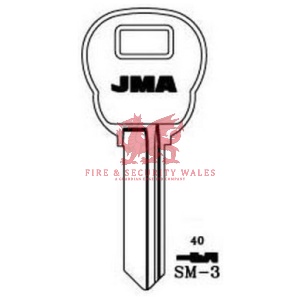 JMA SM-3 Cylinder Key Blank for Simeca®