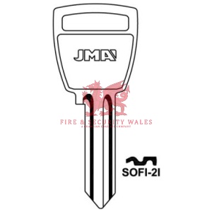 JMA Cylinder Key Blank - SOFI-2I for Sofi®