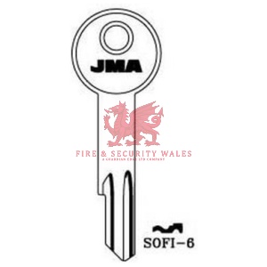 JMA Cylinder Key Blank - SOFI-6 for Sofi®