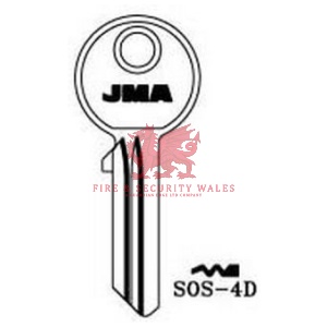 JMA Cylinder Key Blank - SOS-4D for SOS®