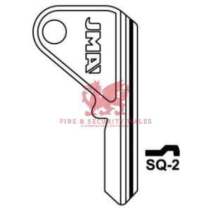 JMA SQ-2 Cylinder Key Blank for Squire®