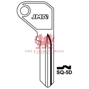 JMA SQ-5D Cylinder Key Blank for Squire®